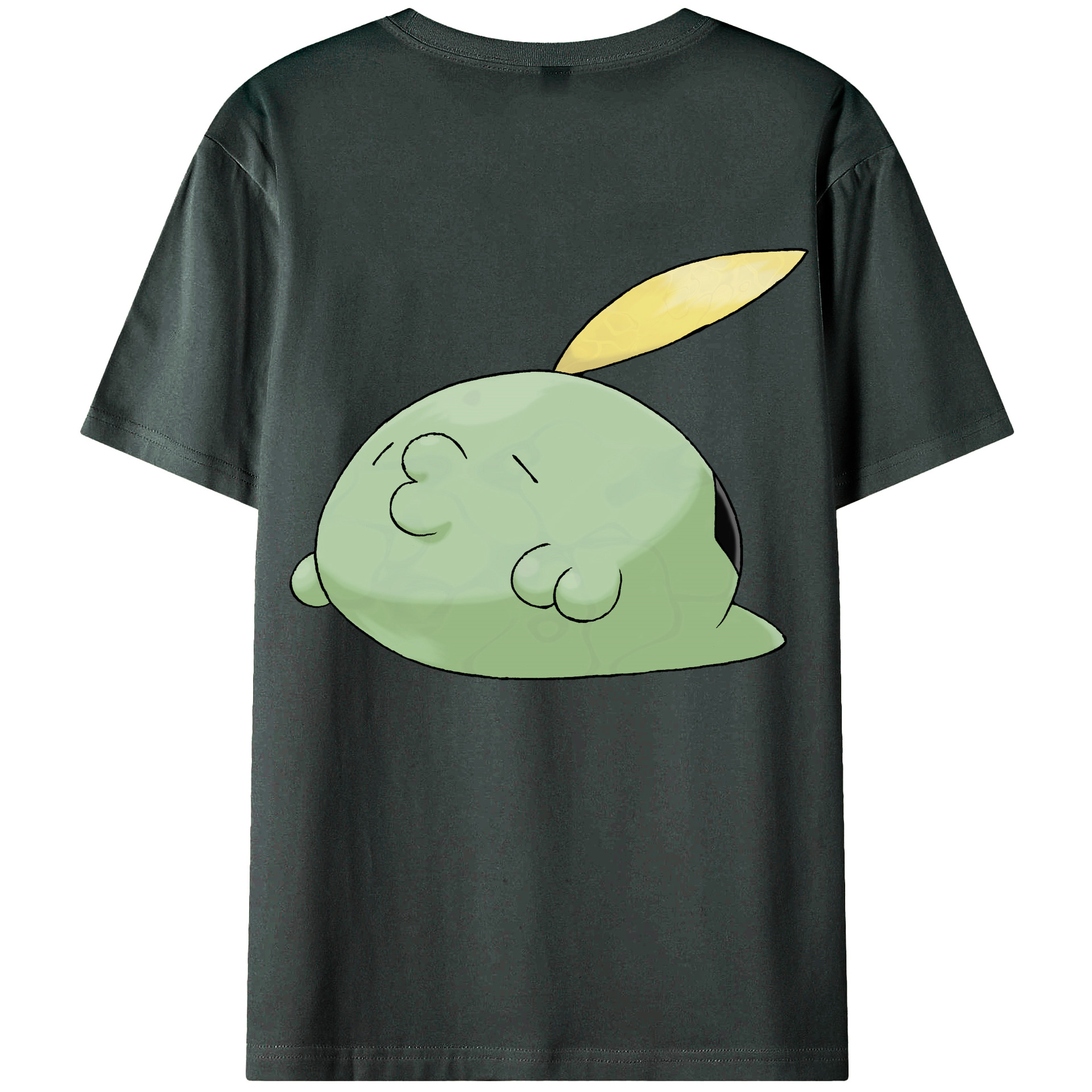 （画像用） ポケットモンスター Pokémon 綿100％ メンズ半袖Tシャツ（バックプリント） 通気性